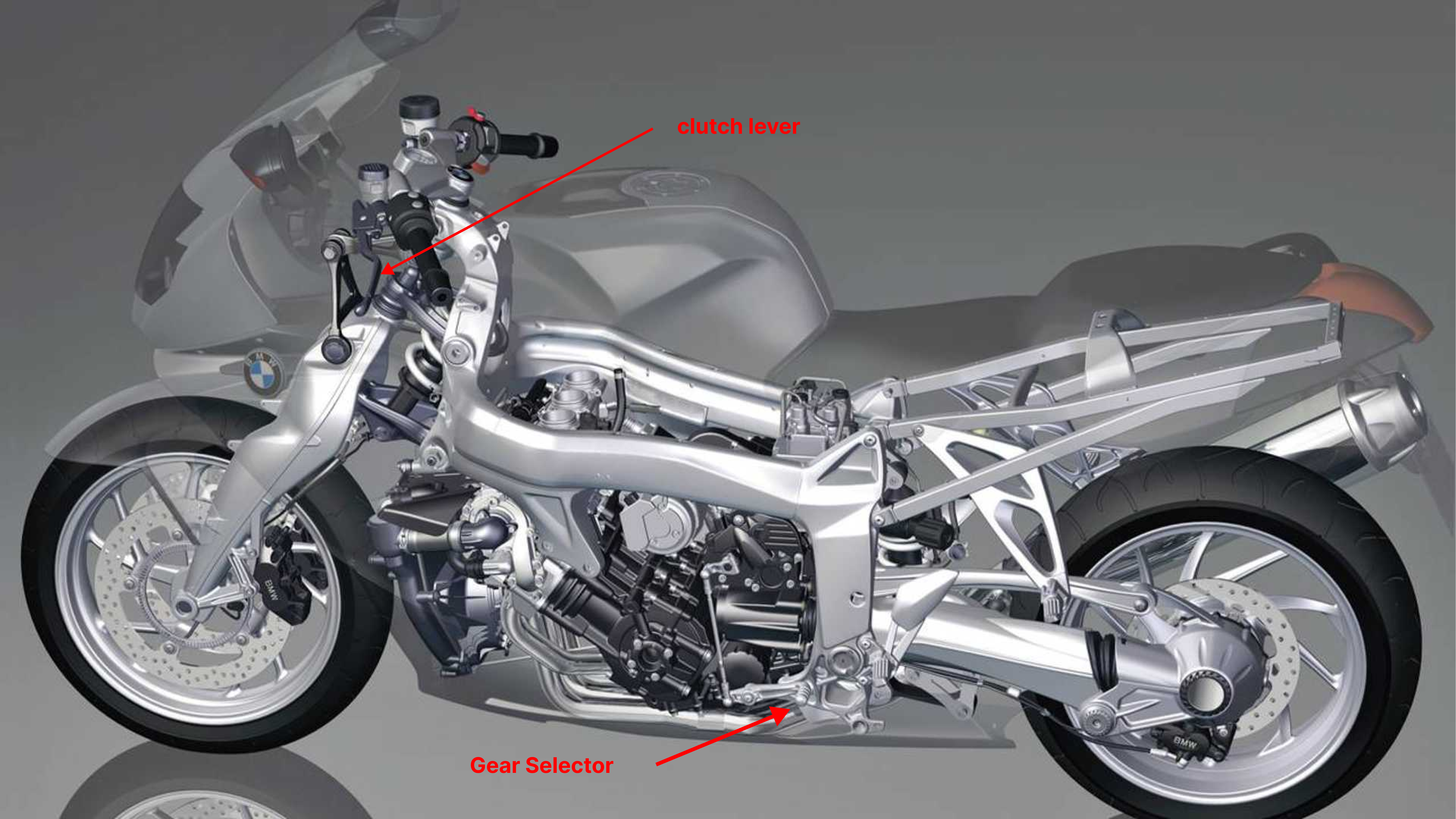 motorcycle transmission system diagram